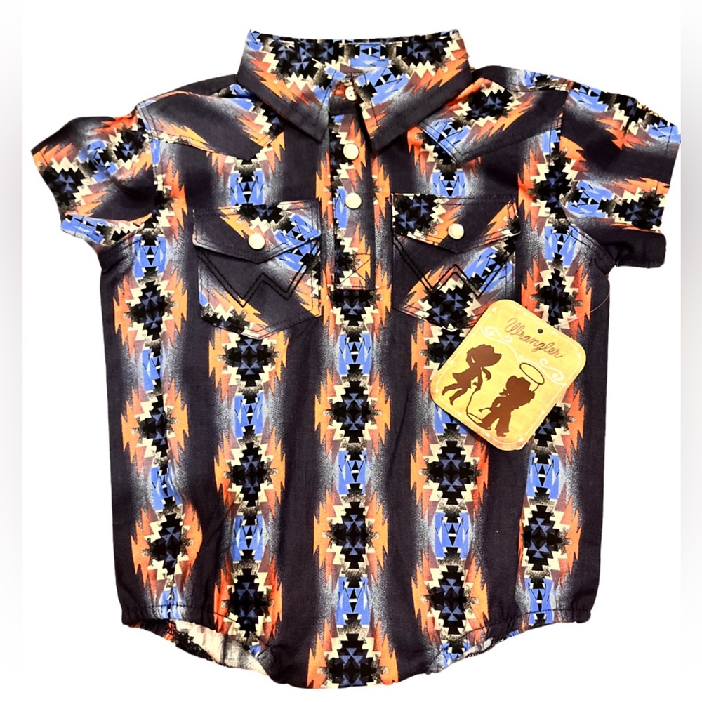 Wrangler Aztec onesie